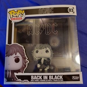 AcDc Back in Black Funko Pop Albums No 3!  Walmart Exclusive! Never opened.